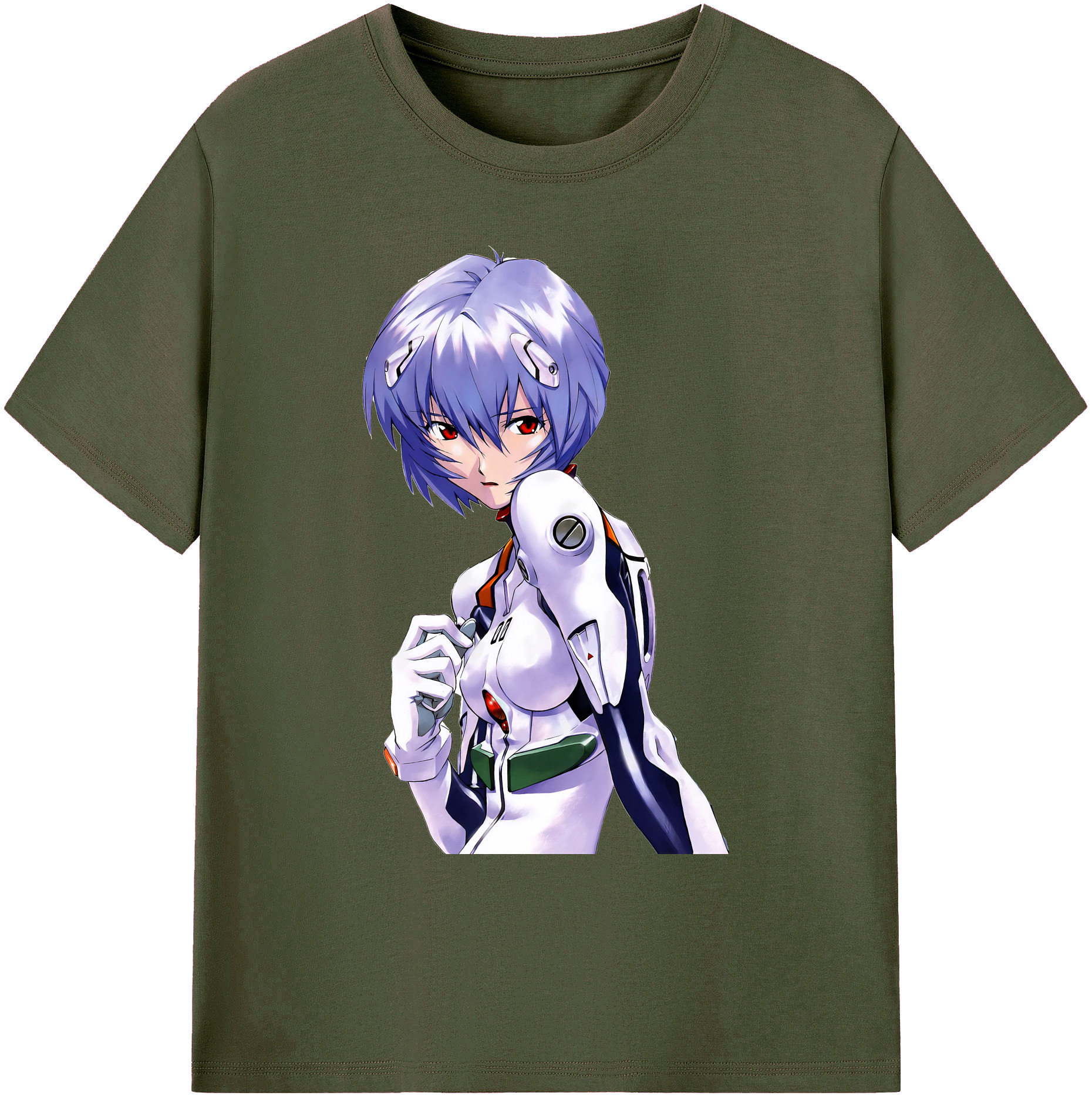 （画像用） EVA 新世紀エヴァンゲリオン 綿100％ メンズ半袖Tシャツ｜肌触りやわらか＆通気性
